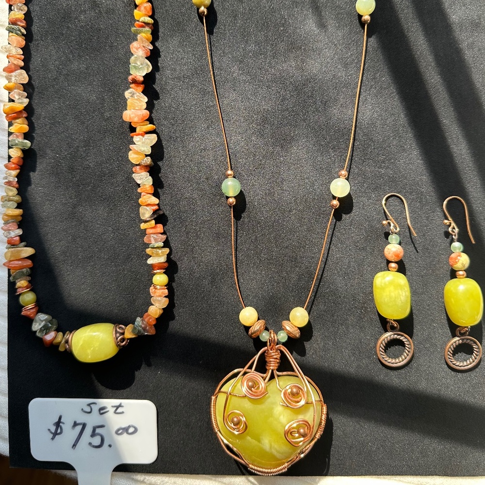 Handmade jewelry set